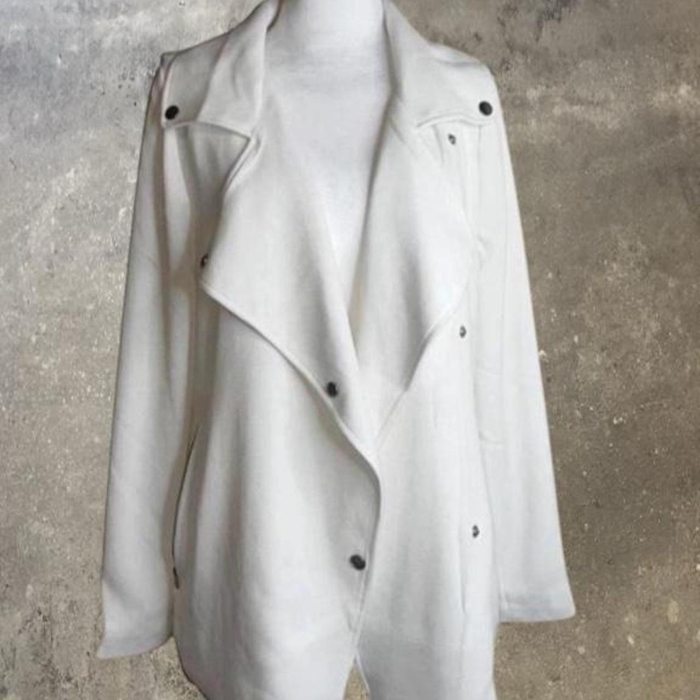 Joan Vass Studio White Jacket – Size Small